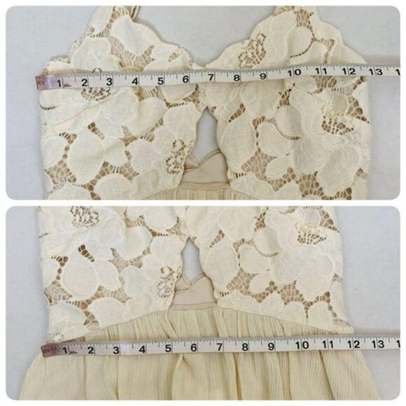 Tularosa Bryce Tank Xtra Small XS in Pale Blush Lace Cut Out $118 - Picture 5 of 8